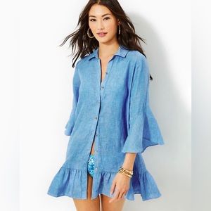 Brand new with tags Lilly Pulitzer Linley Collared Cover-Up